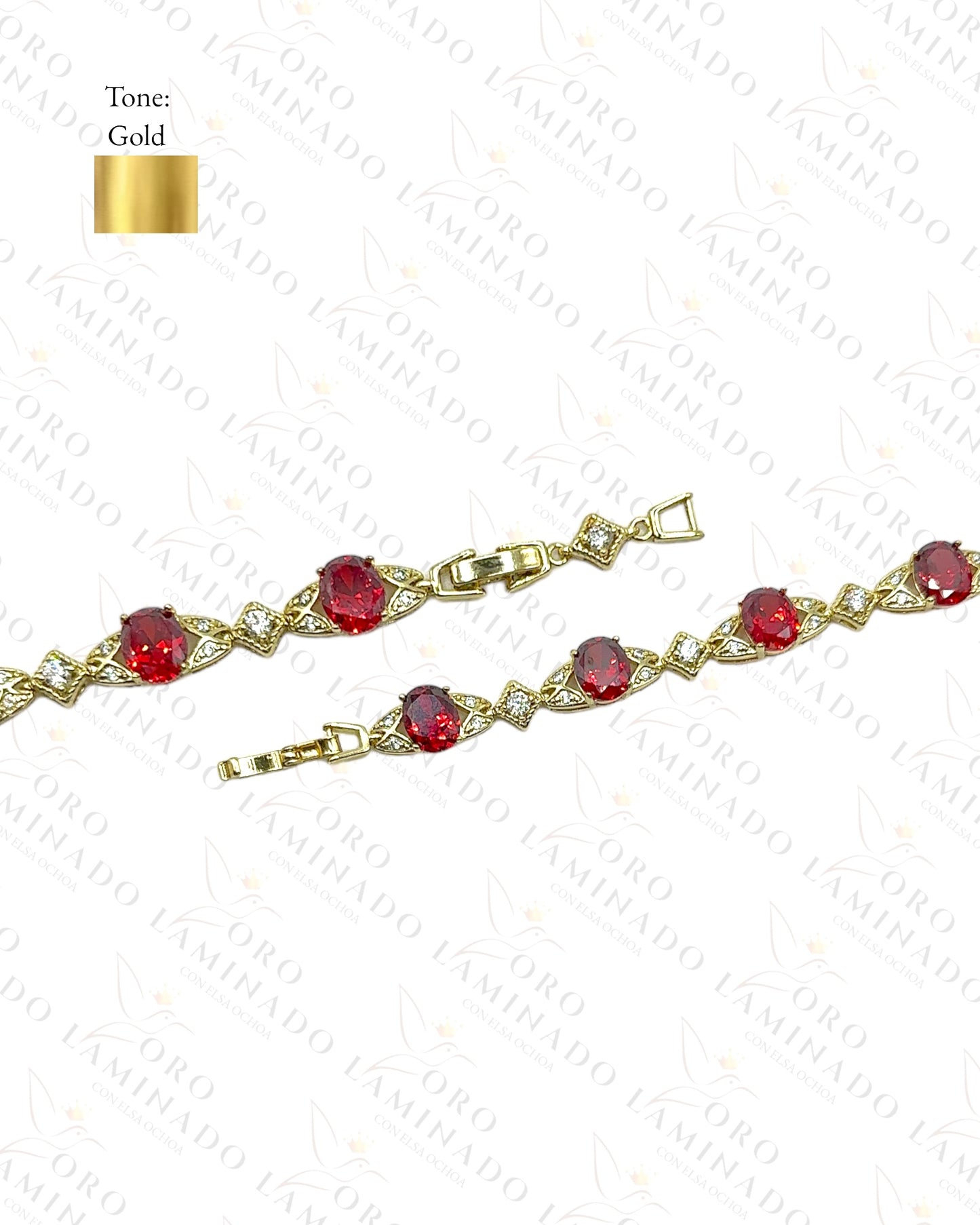 High Quality Red Stones Bracelet Y446