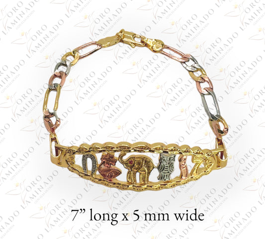 Tricolor bracelet of the seven powers G233