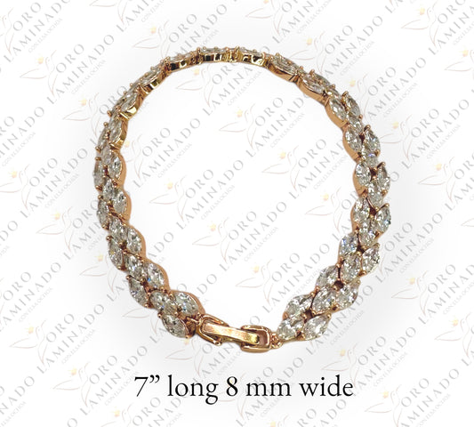 High Quality Bracelet with shiny stones G272