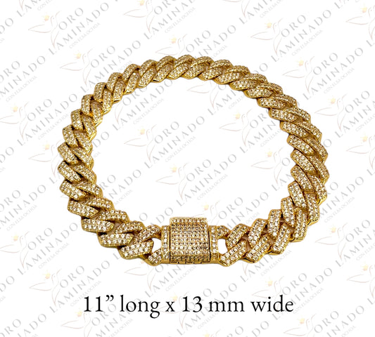 Pave Cuban Bracelet G295