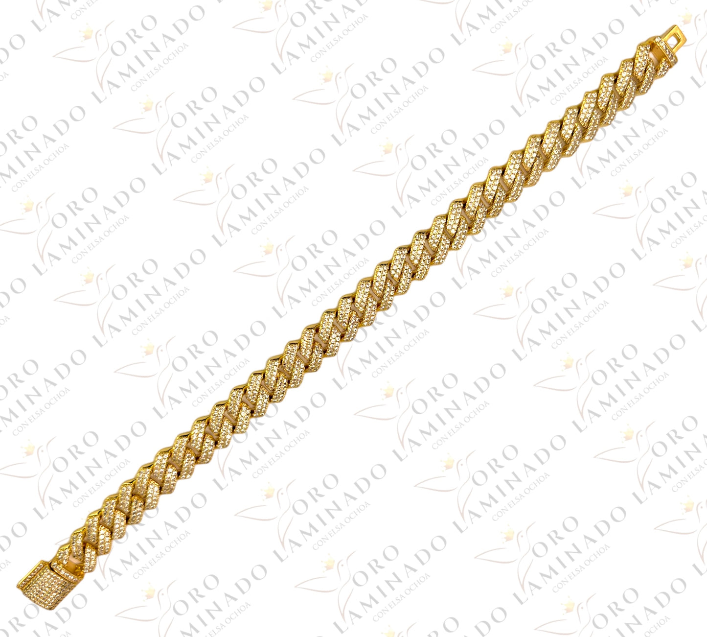 Pave Cuban Bracelet G295