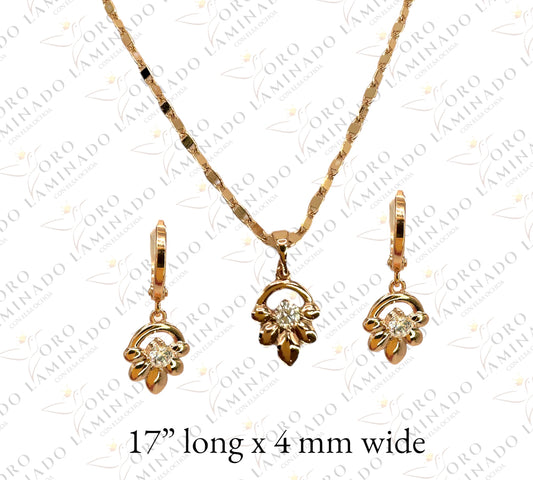 flower necklace set G302