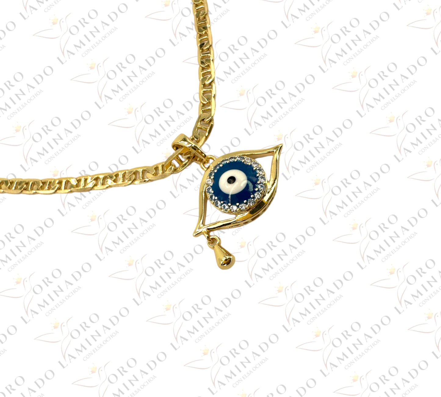 High Quality Blue eye chain set G304