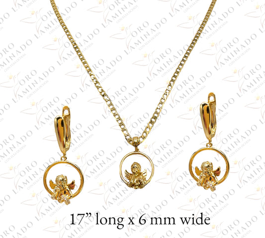 High Quality Angel necklace set G306