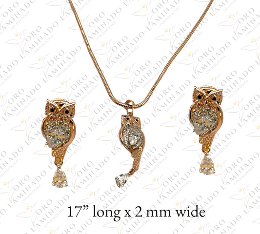 Owl necklace set G321