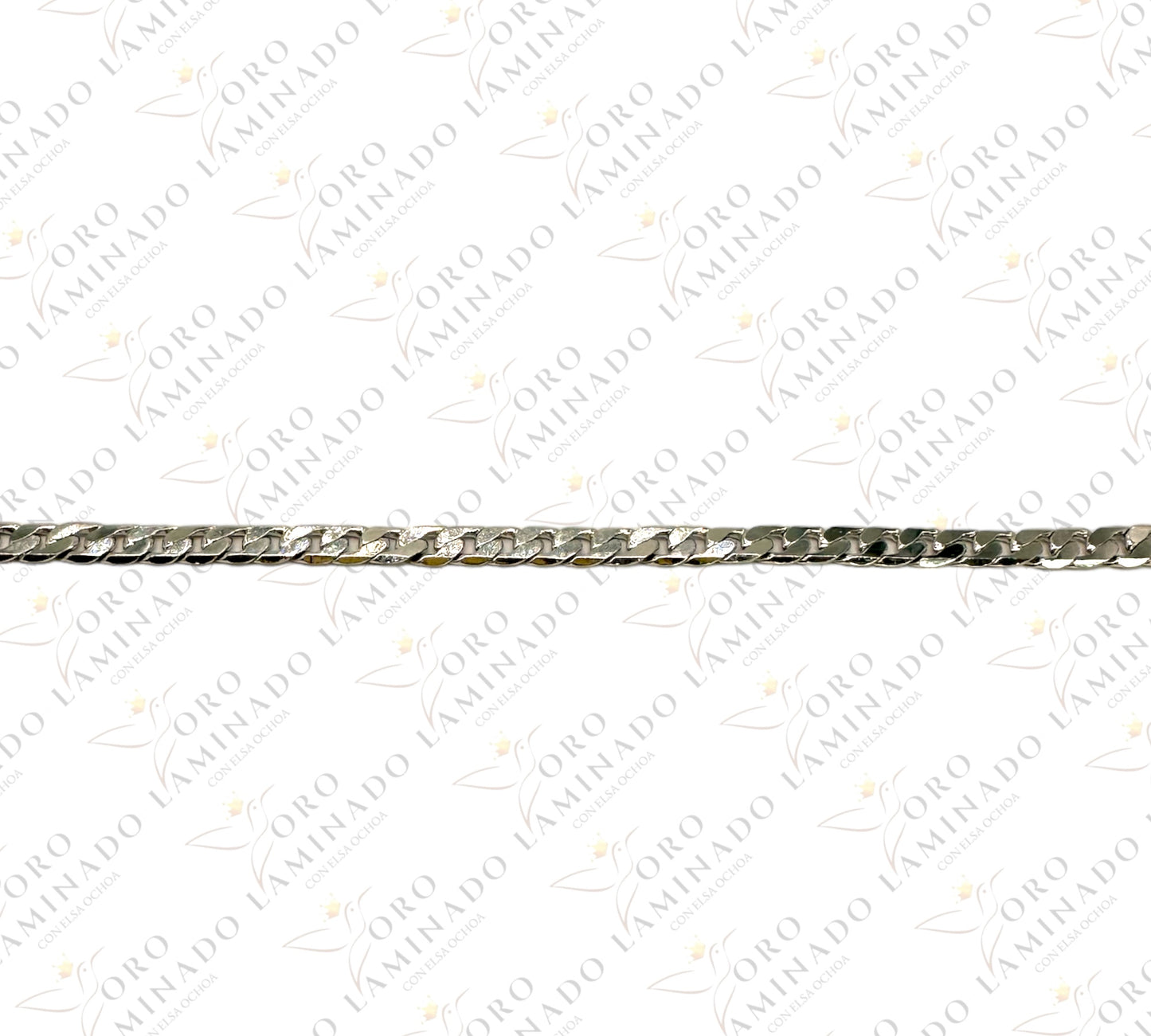 Silver cuban anklet Y250