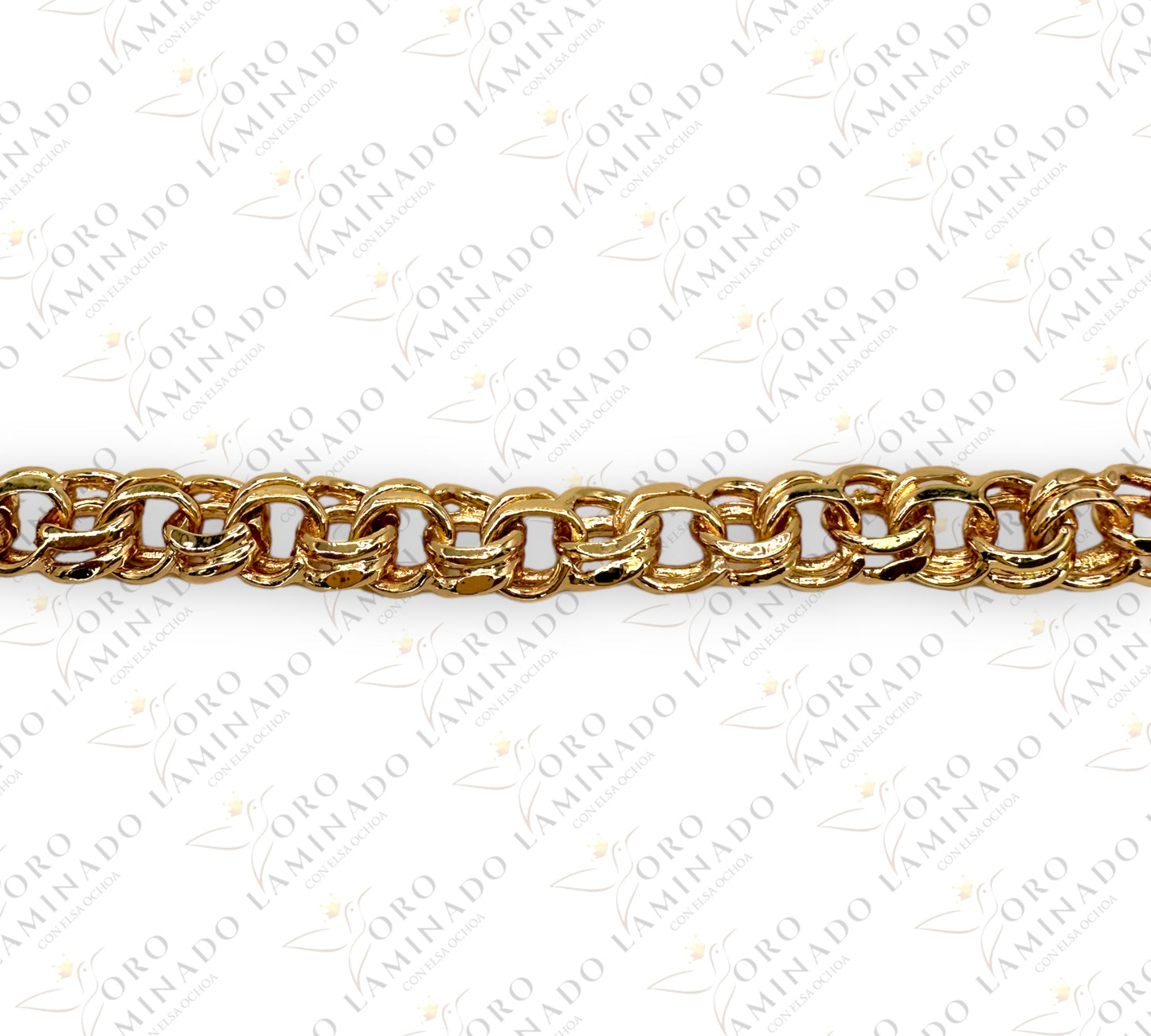 Plate bracelet with cross G346