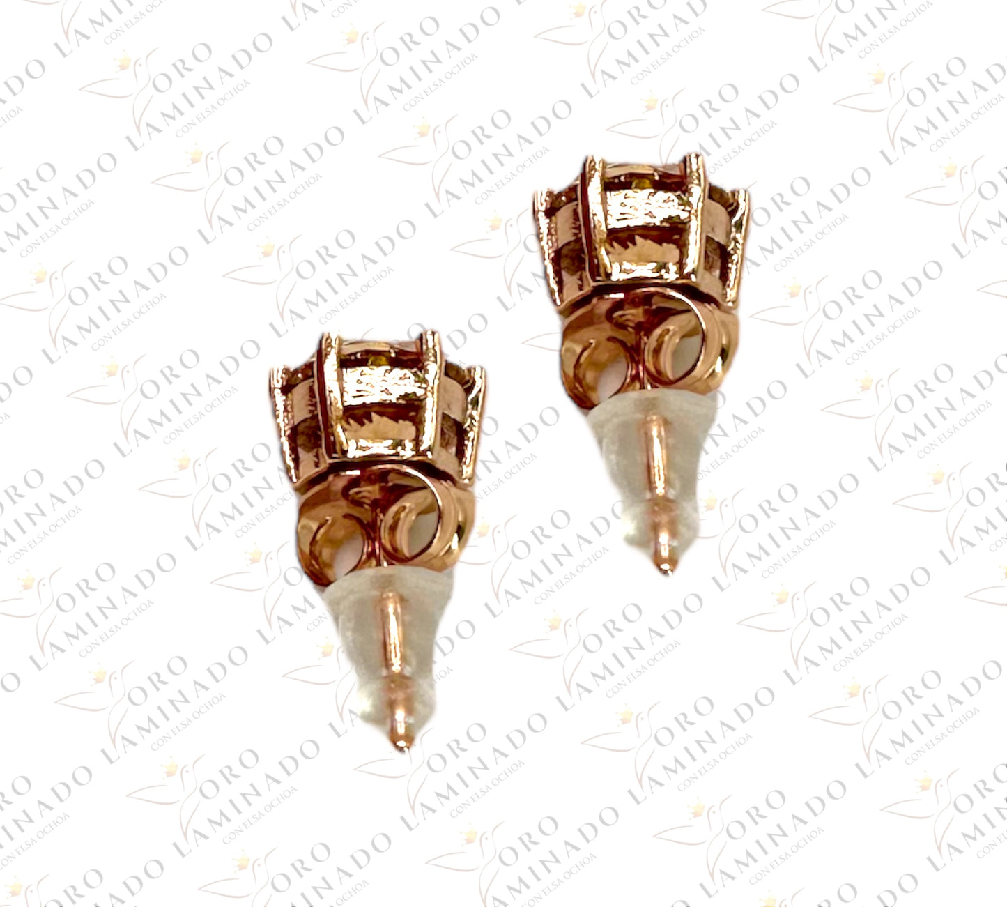 Yellow stone earrings Y355