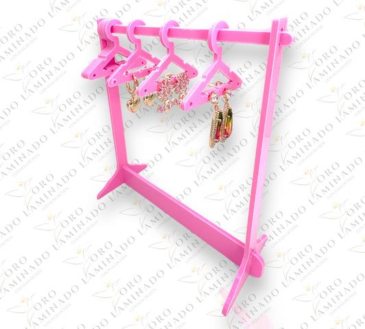 Pink earring display hanger style C76