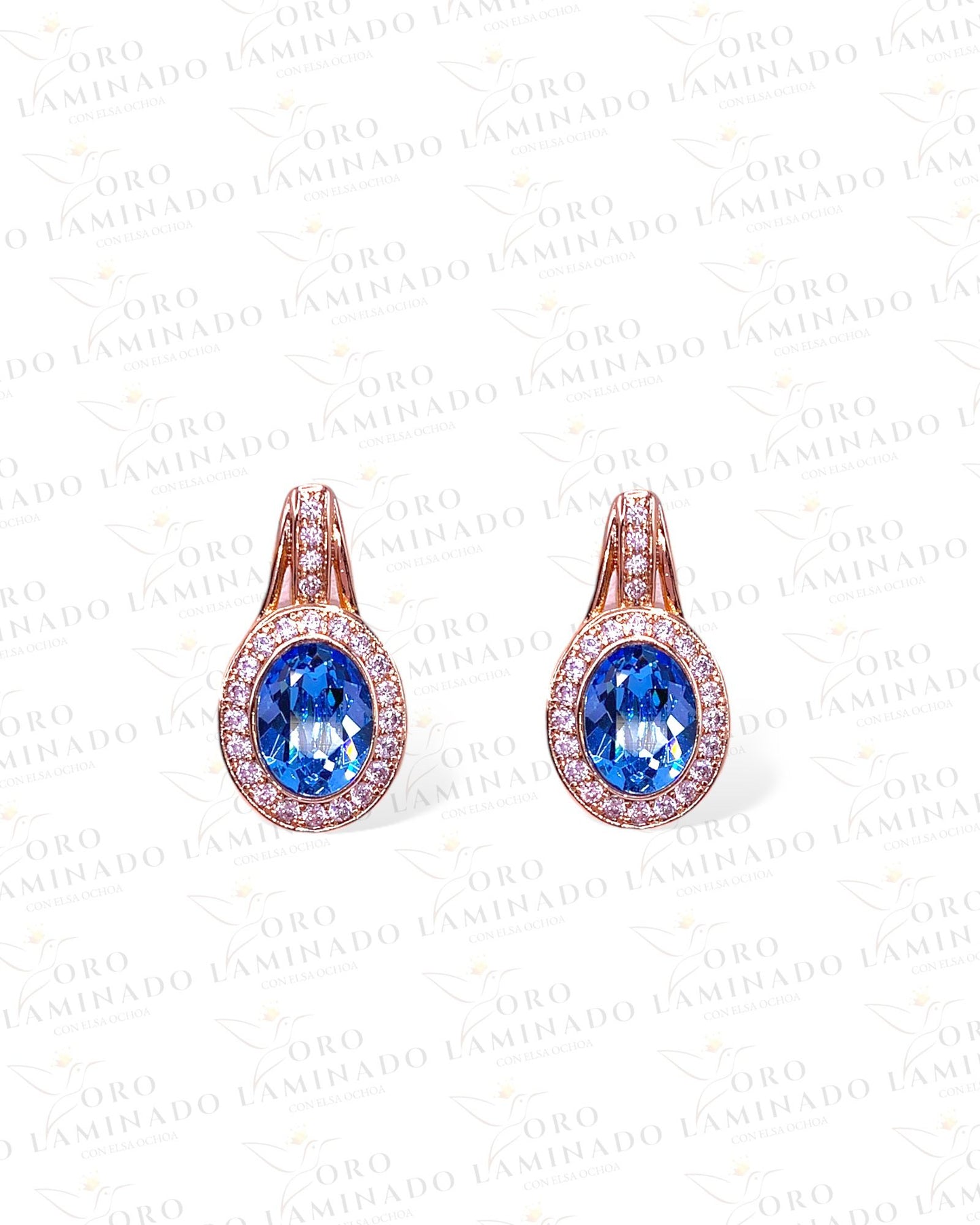 High Quality Blue Swarovski earring G81