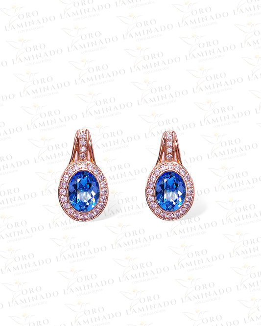 High Quality Blue Swarovski earring G81