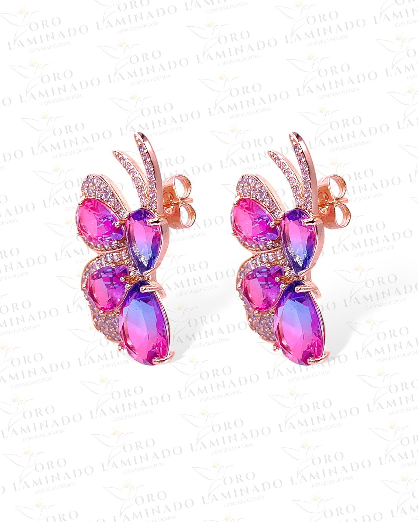 Split butterfly earring G82