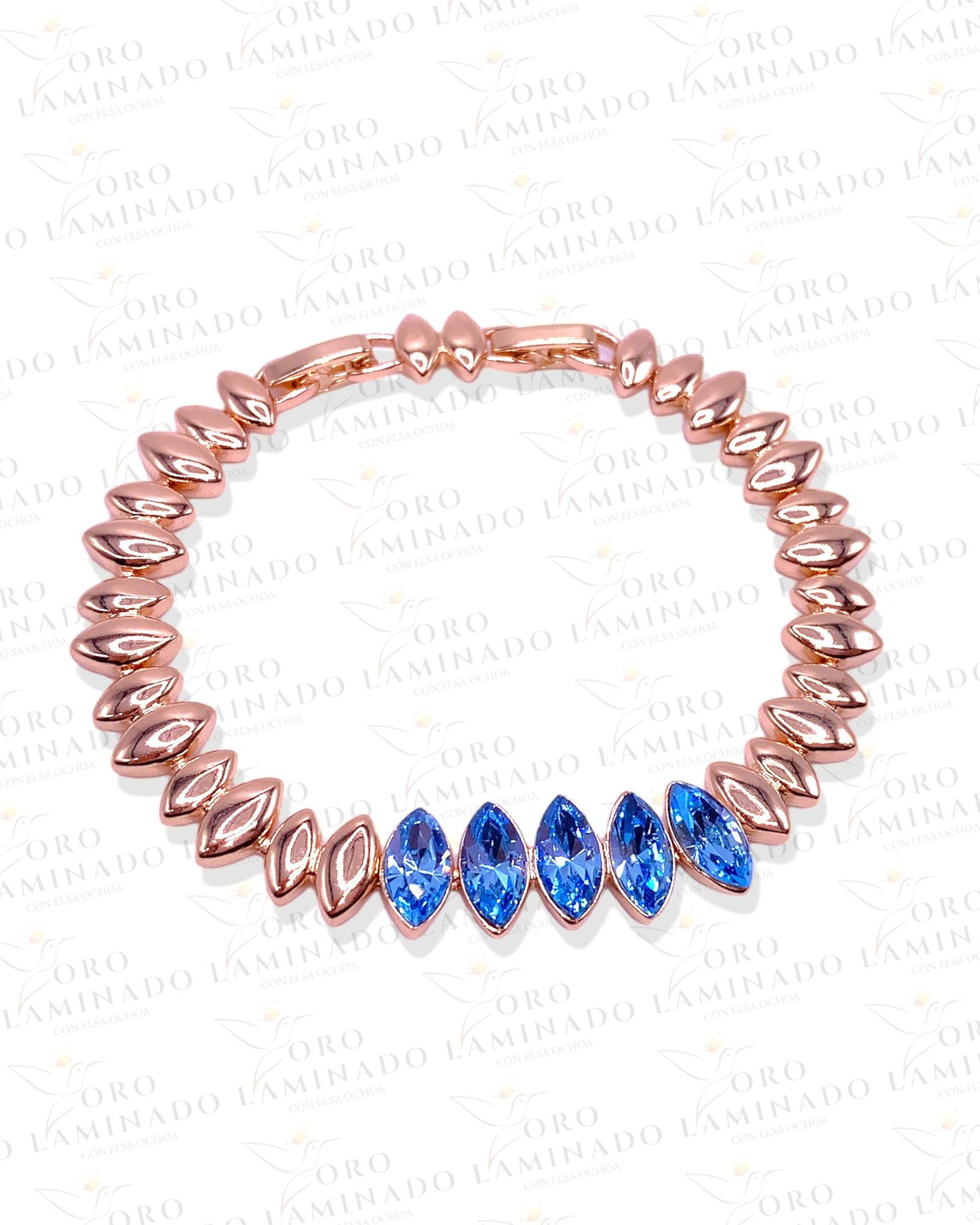 High Quality Bracelet with blue stones G80