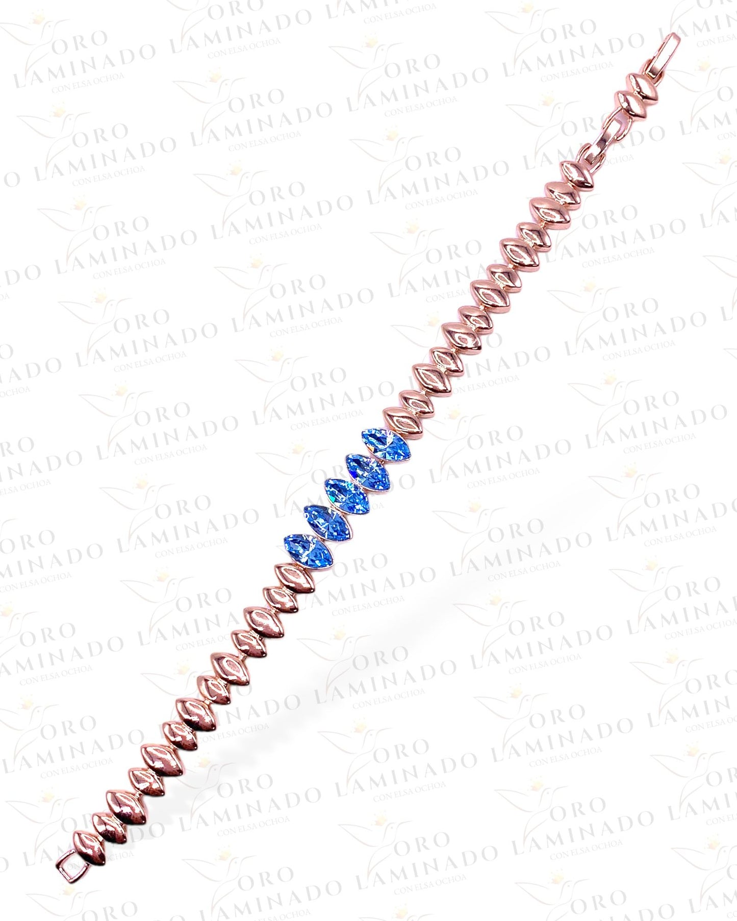 High Quality Bracelet with blue stones G80