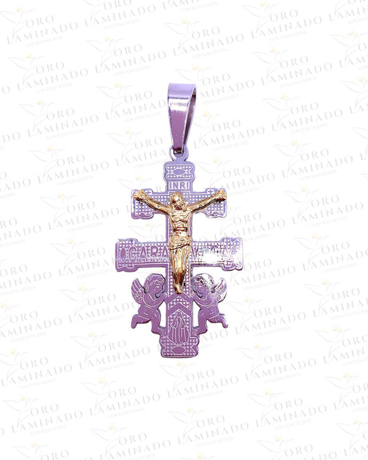 INRI Stainless Steal Cross Pendant Y339