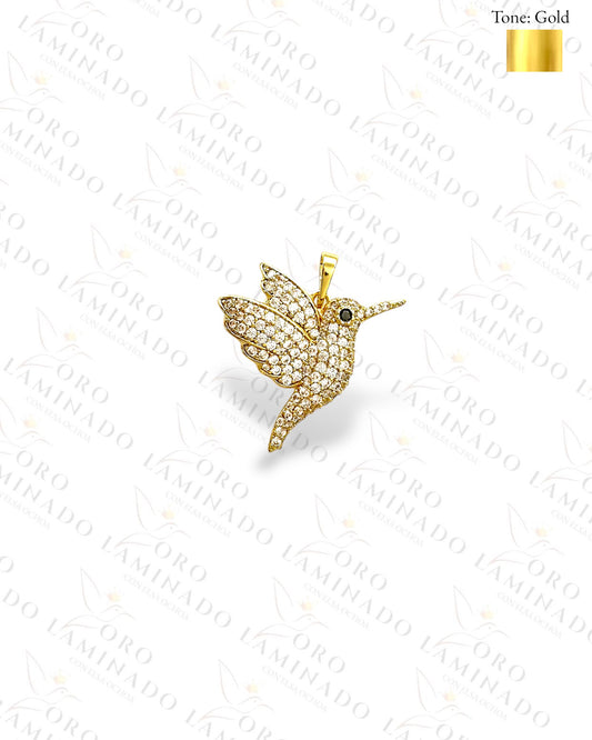 Gold Filled Hummingbird Pendant R56