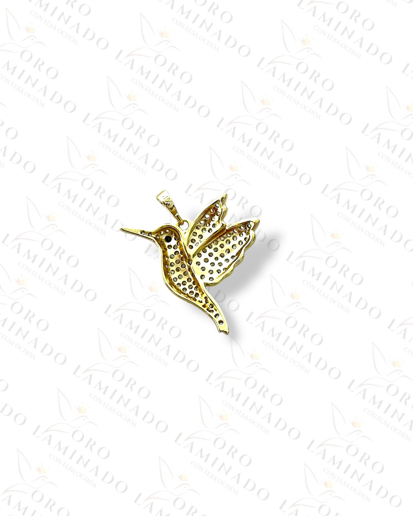 Gold Filled Hummingbird Pendant R56