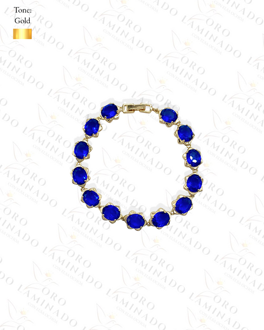 Gold blue bracelet G70