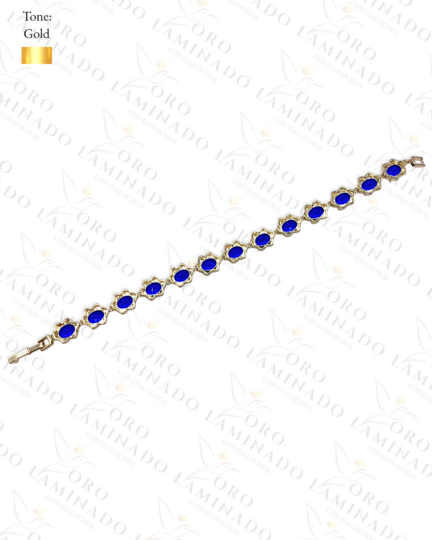 Gold blue bracelet G70