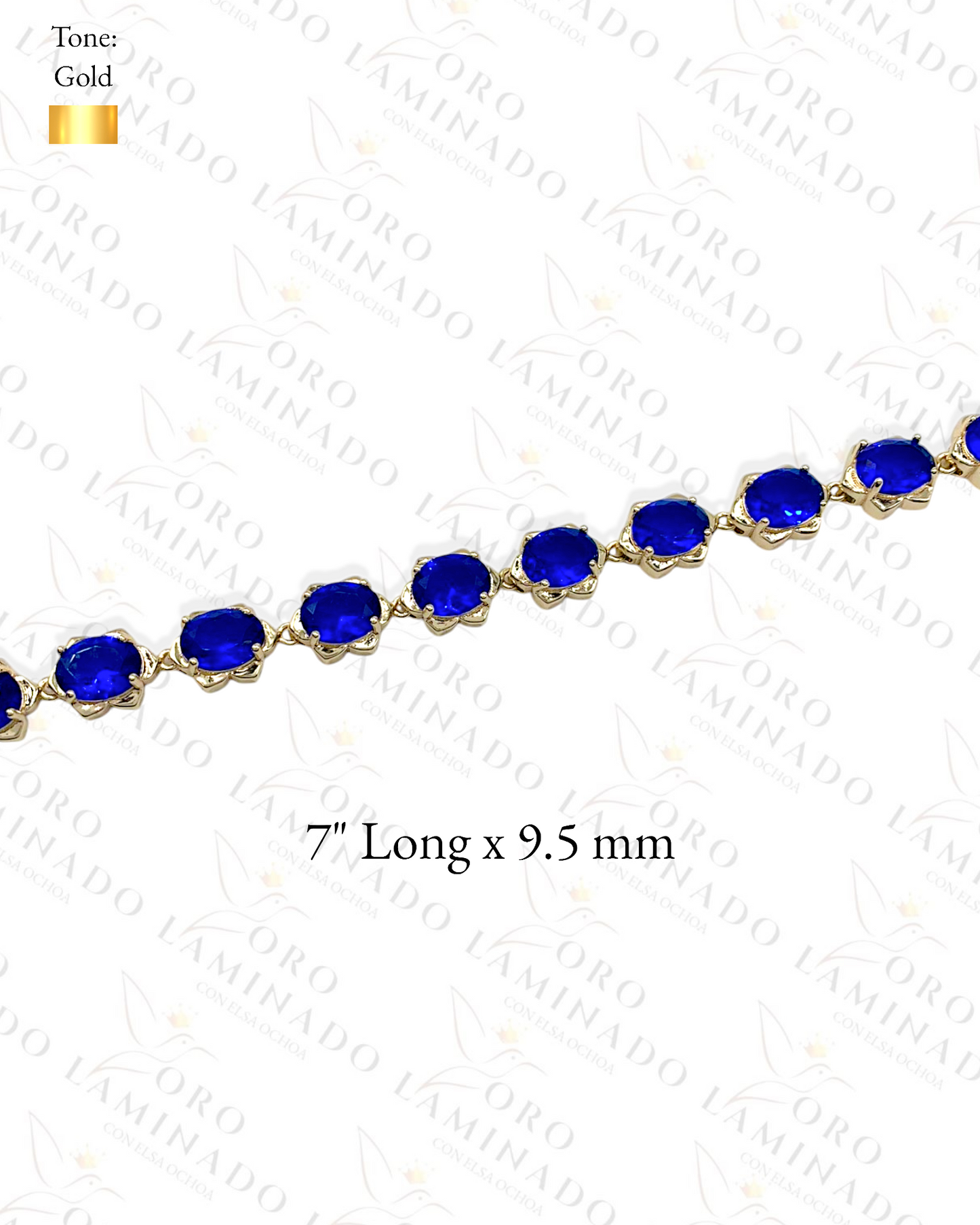 Gold blue bracelet G70