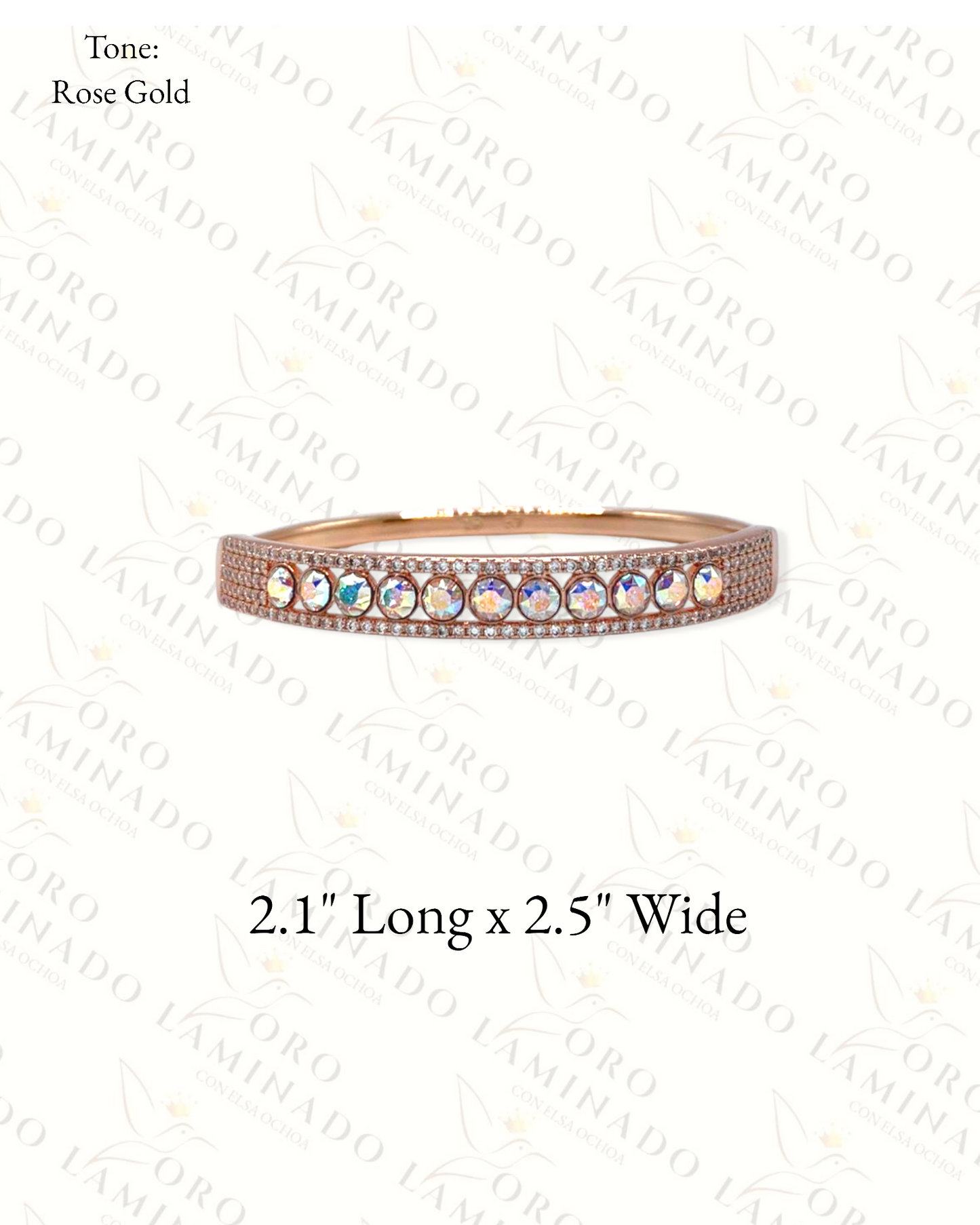 Shiny rose gold bracelet G39