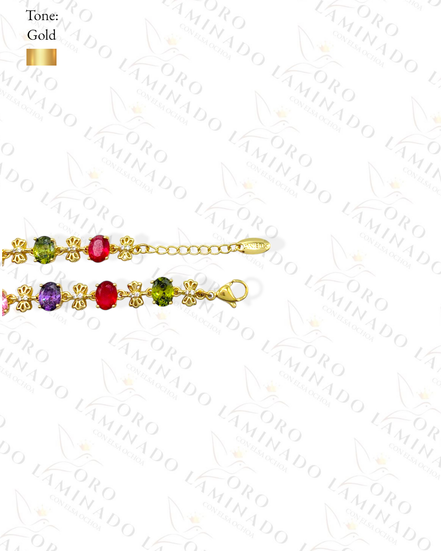 Gold Filled Multicolor Bracelet R226