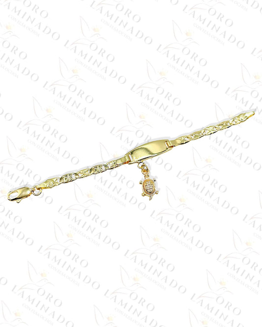 Golden Turtle kids bracelet C57