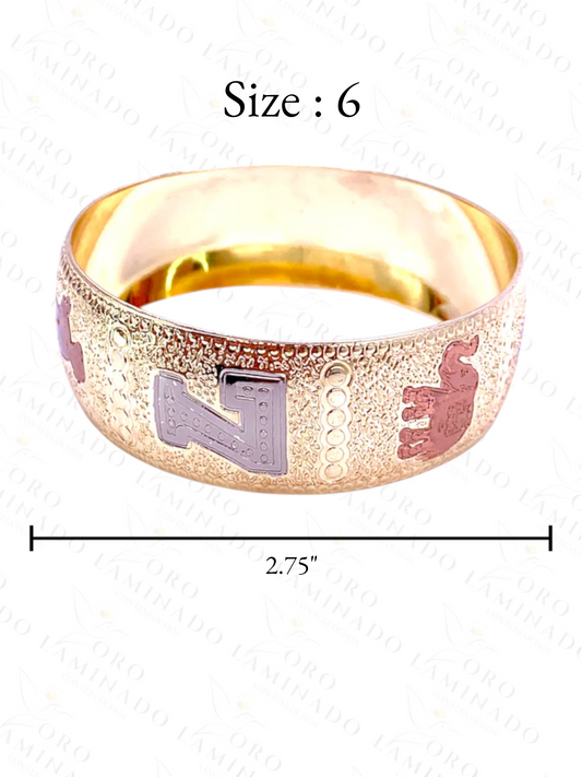 Gold Filled 2.75” Las Siete Potencias Bracelet B233