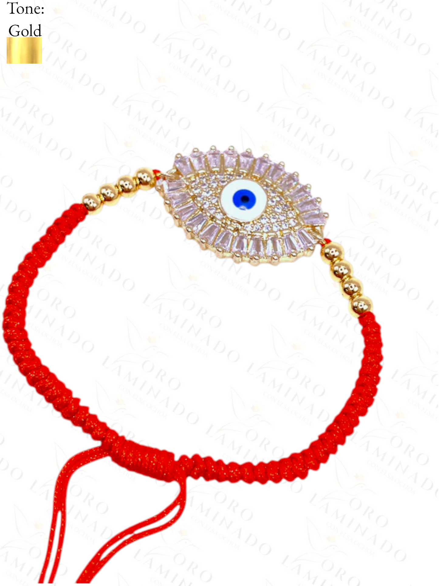 Gold Filled Evil eye bracelet Y156