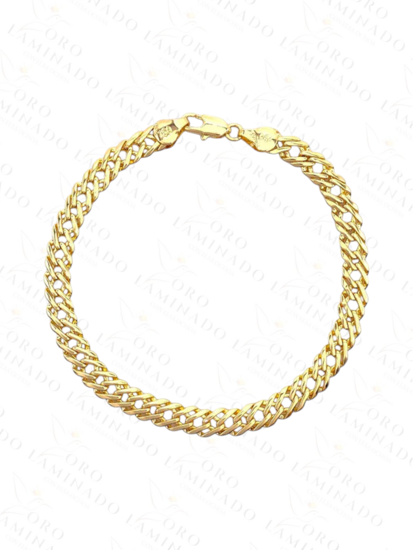 Gold Filled 7" Chinese Weaved bracelet R248