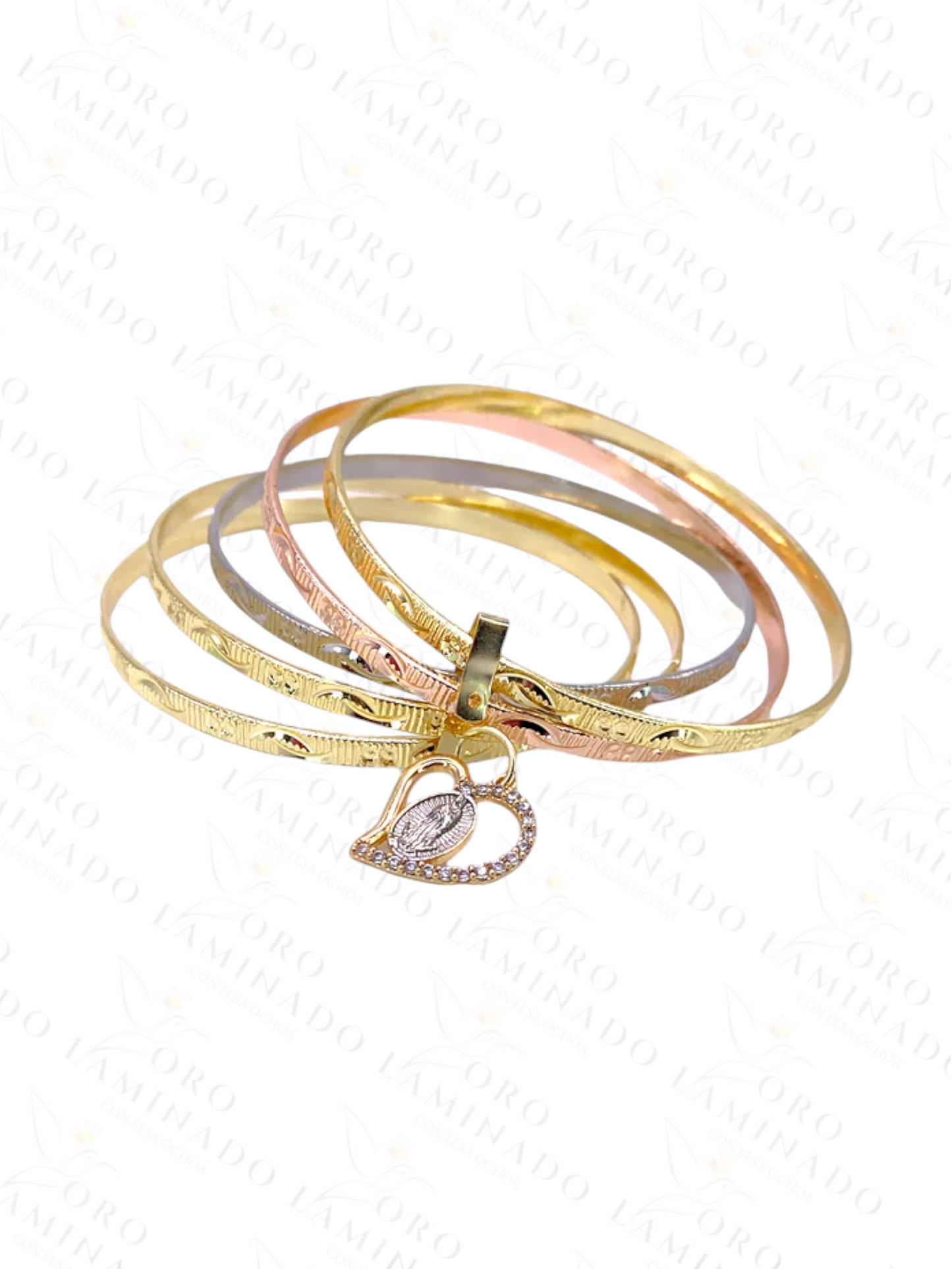 Gold Filled Size 5 Three Golds Weekly Bracelet R152