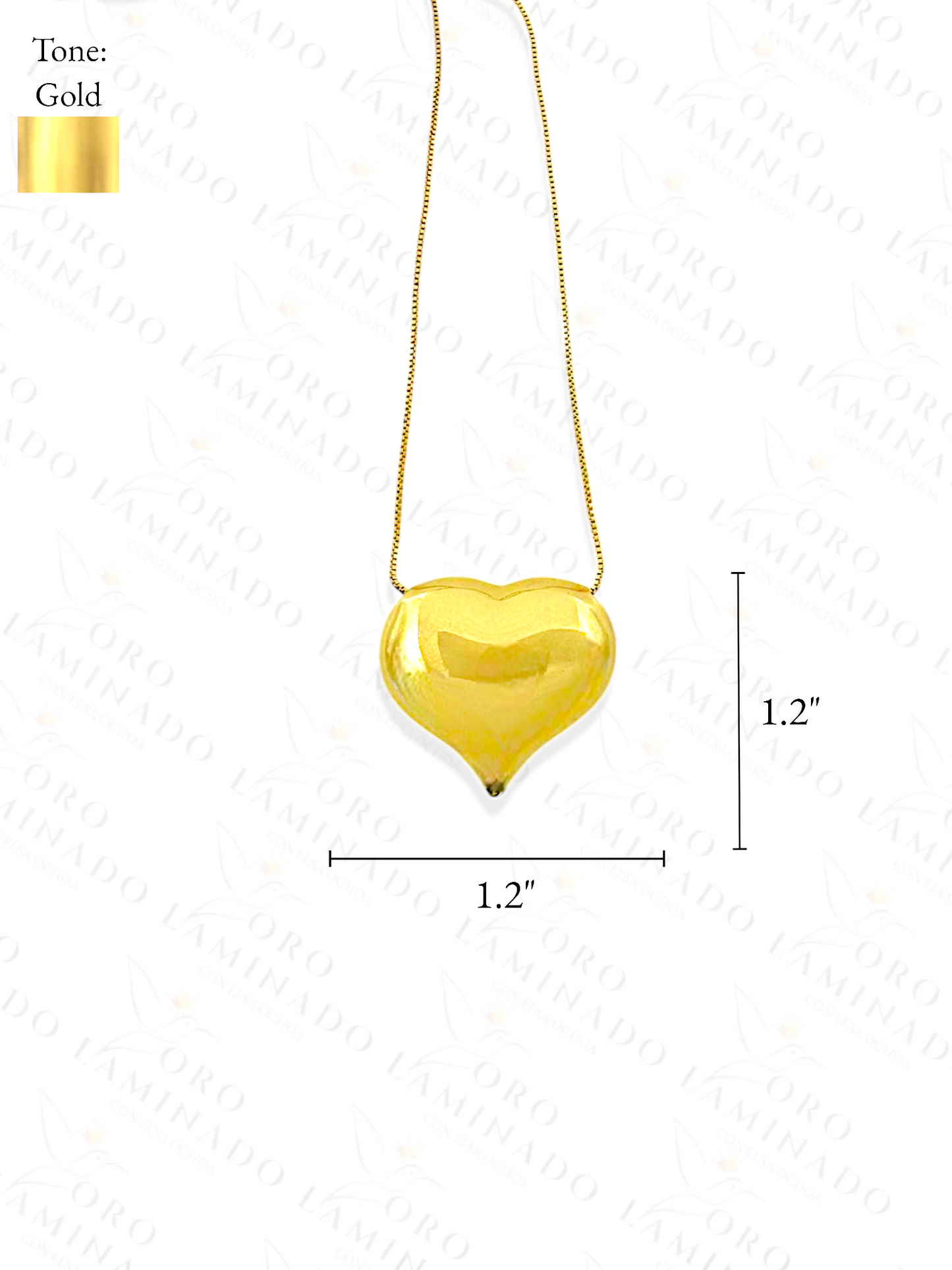 Gold Filled Chunky Hearts Set G376