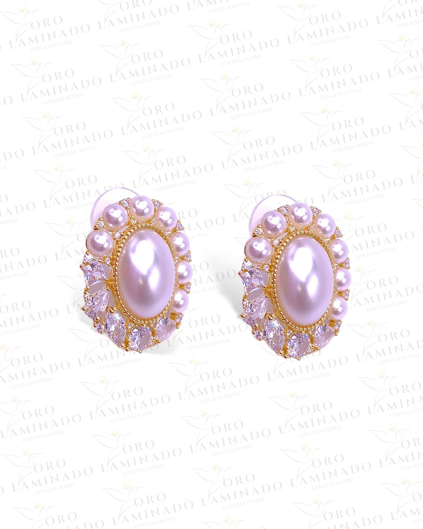 Shiny pearl earring G94