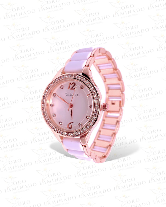 Rose Gold white watch R97