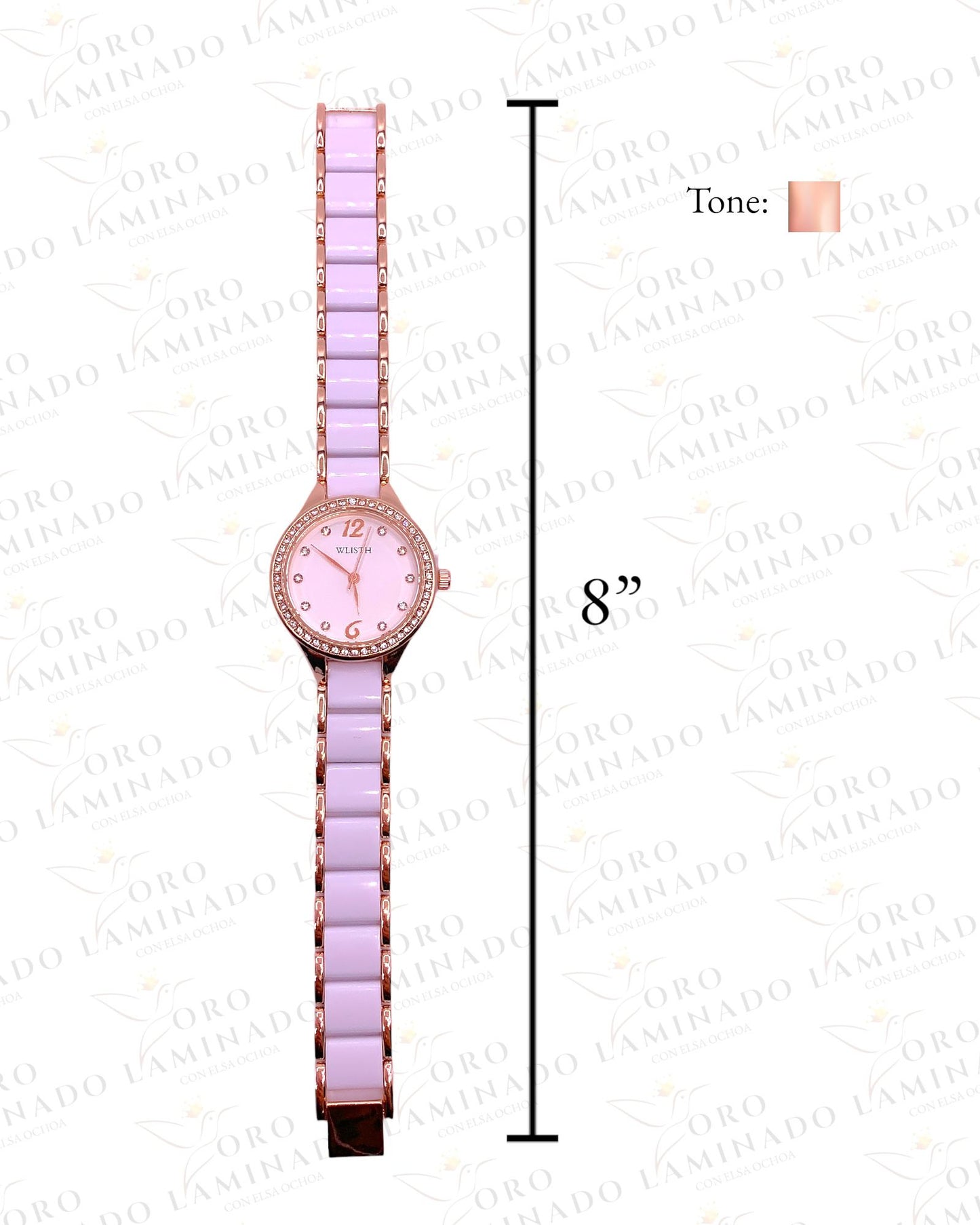 Rose Gold white watch R97