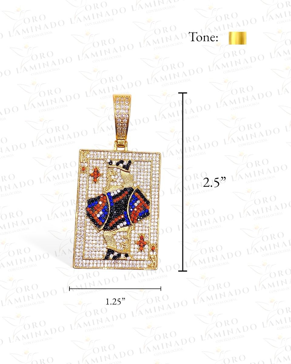 King of Diamond Card Pendant R257