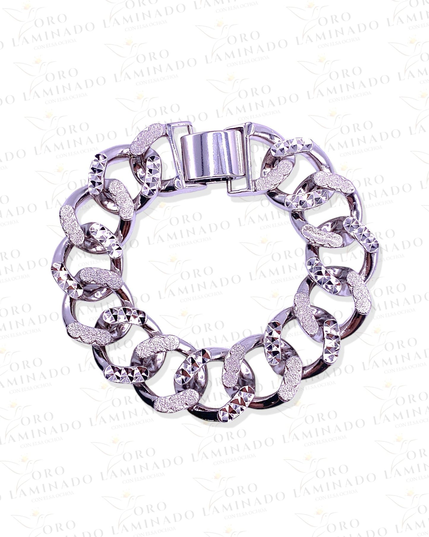 Silver Bracelet with Stones G169