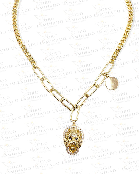 Necklace with Lion Pendant G329