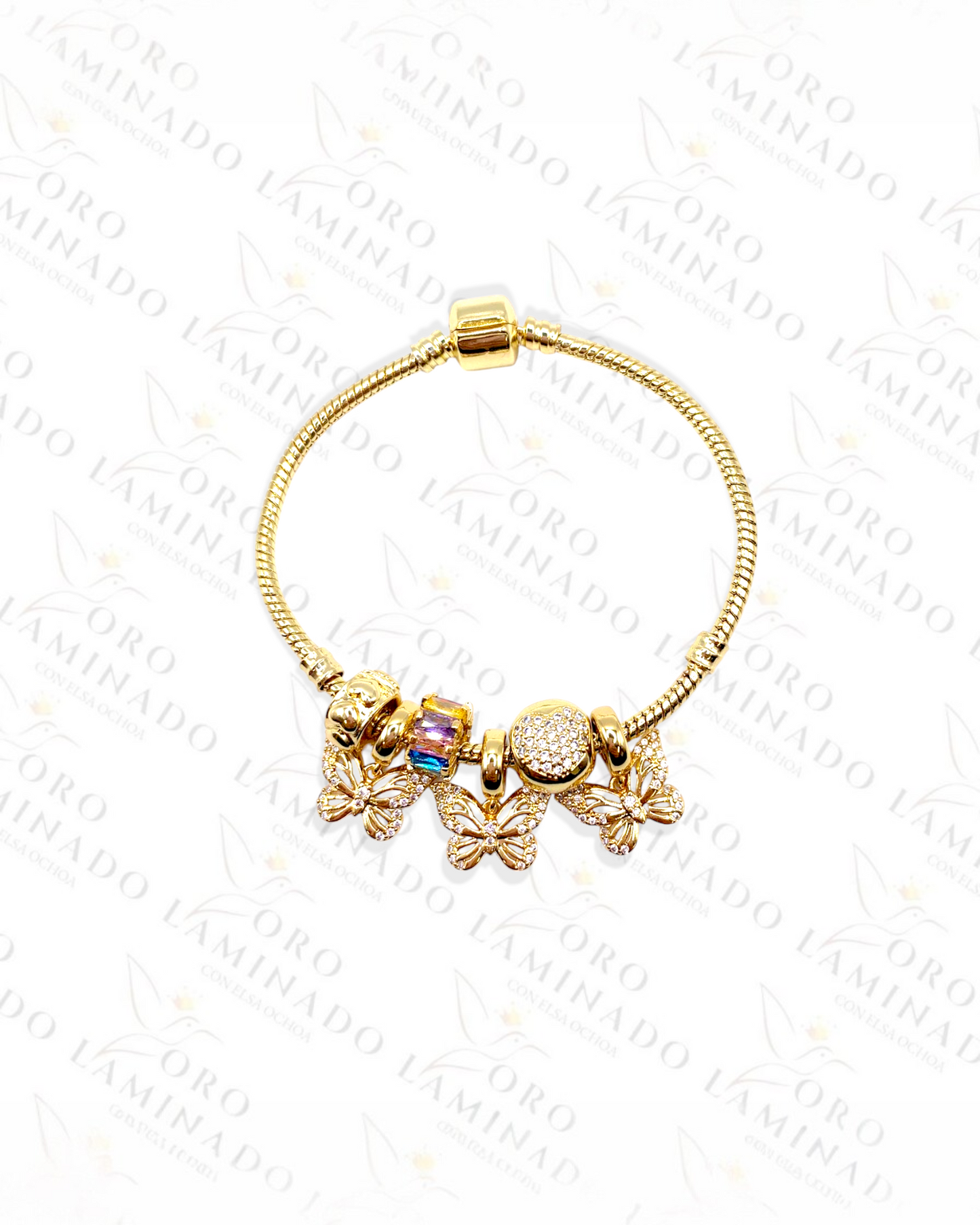 High Quality Butterfly Charm Bracelet Y415