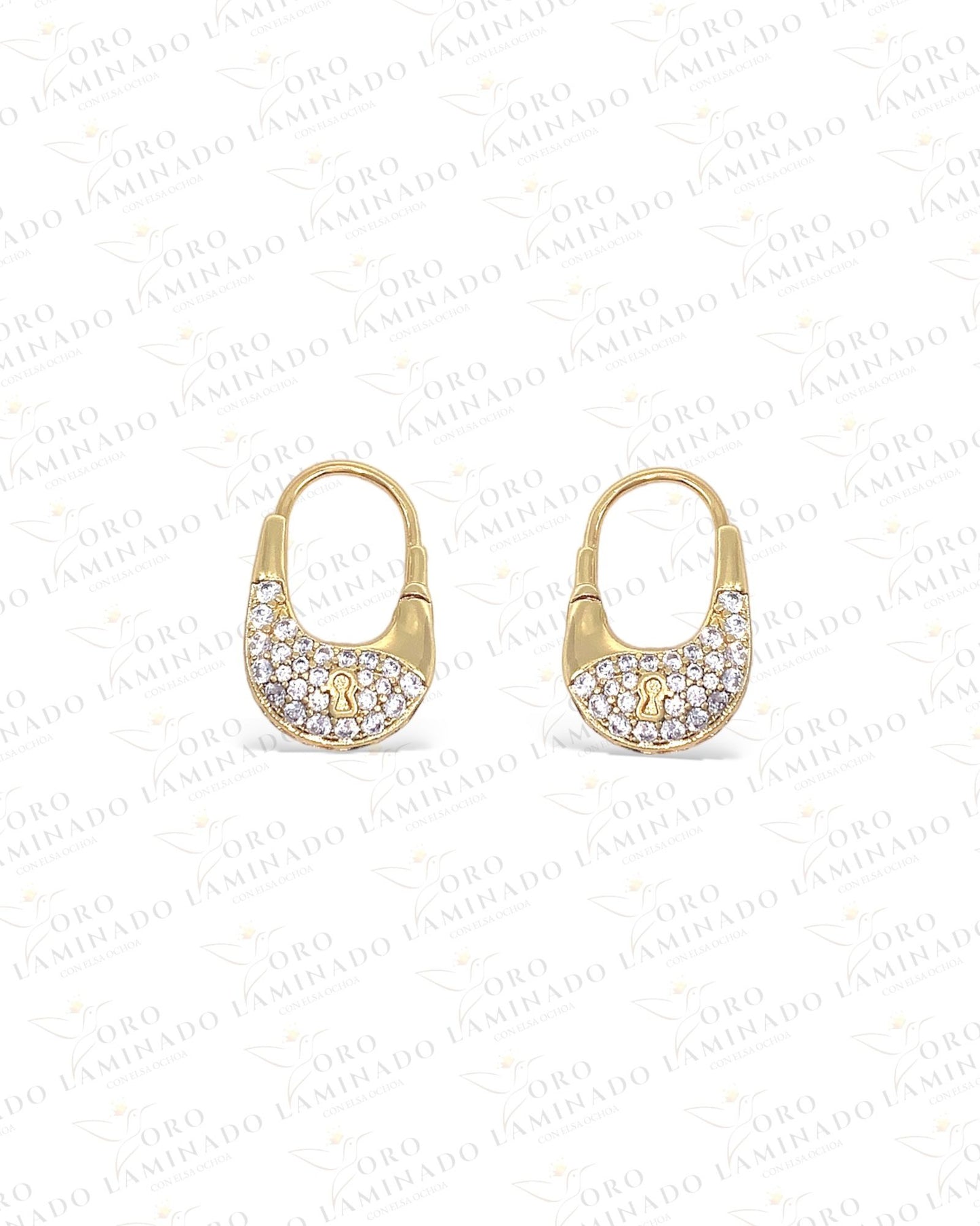 Lock earring R346