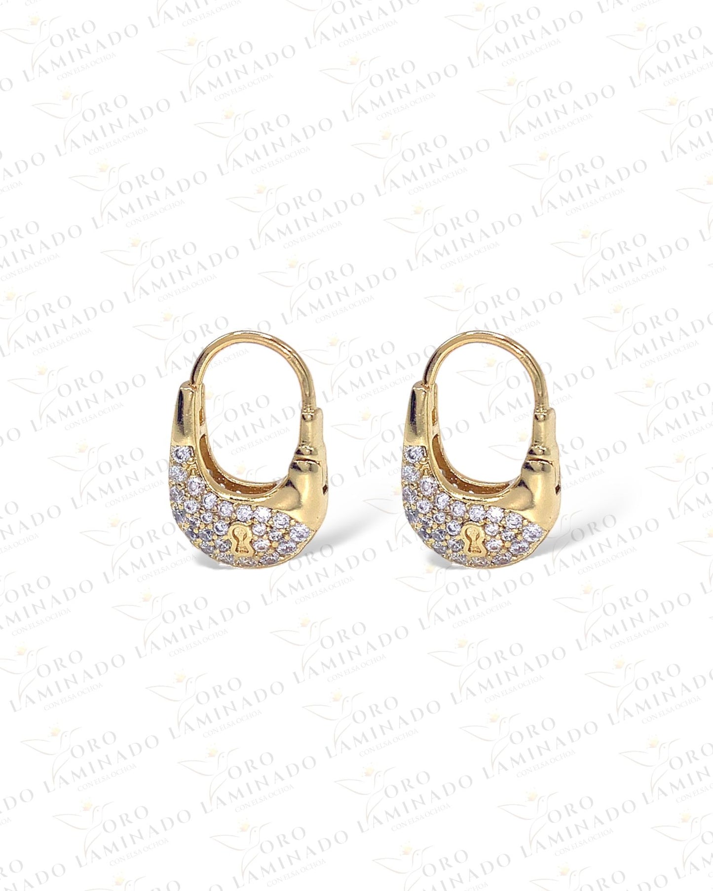 Lock earring R346