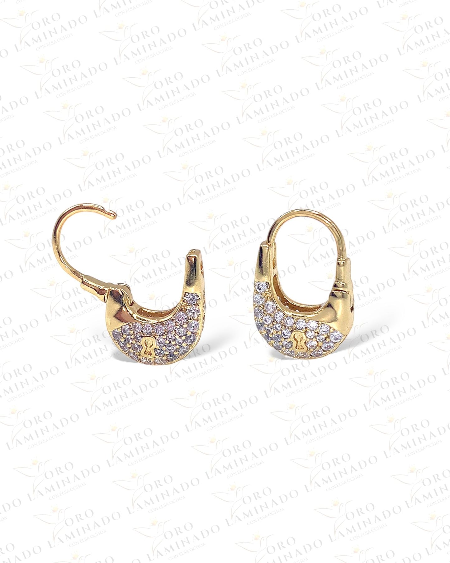 Lock earring R346