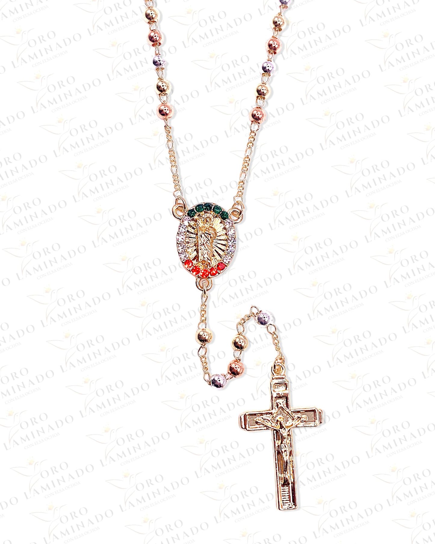 18” San Judas Rosary Tri-Color B74