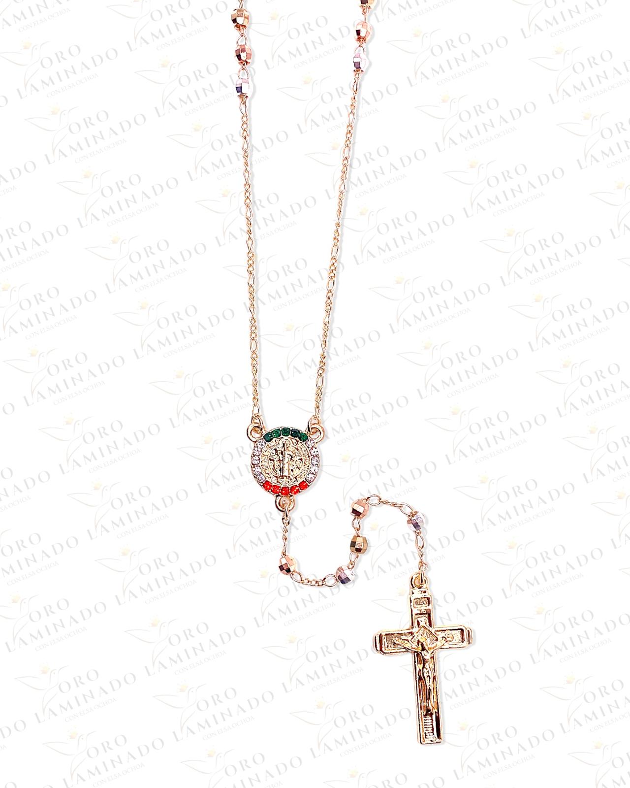 Rosary of San Benito tricolor B284