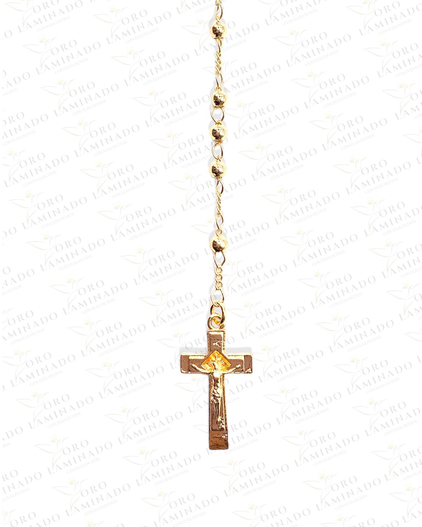 18" Nossa Senhora Aparecida Gold Rosary C404