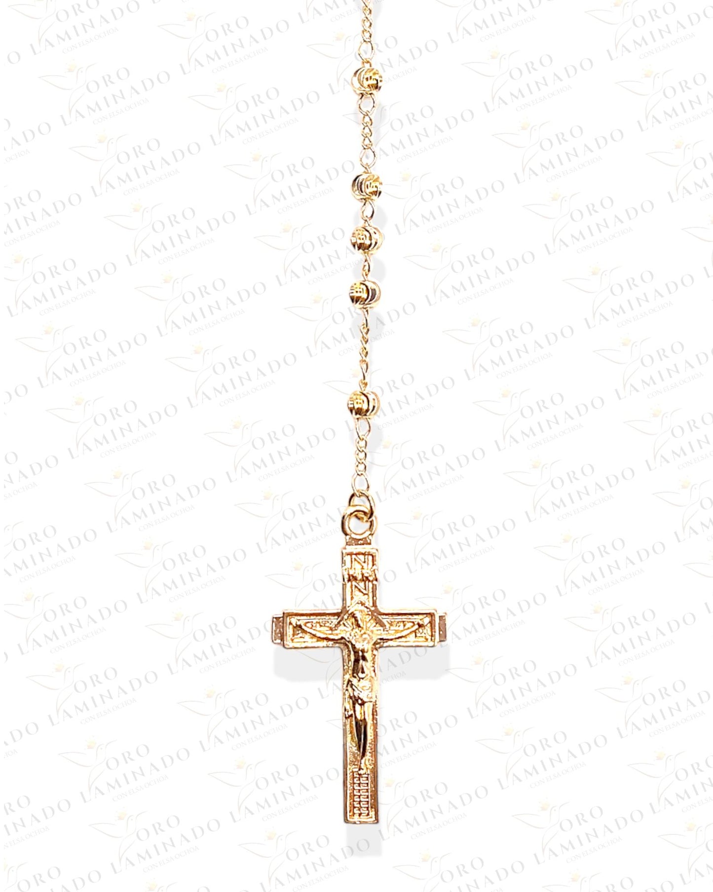 18" Miraculous Virgin Gold Rosary C108