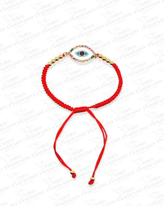 Adjustable Evil Eye Bracelet (14k Gold Filled)Y74