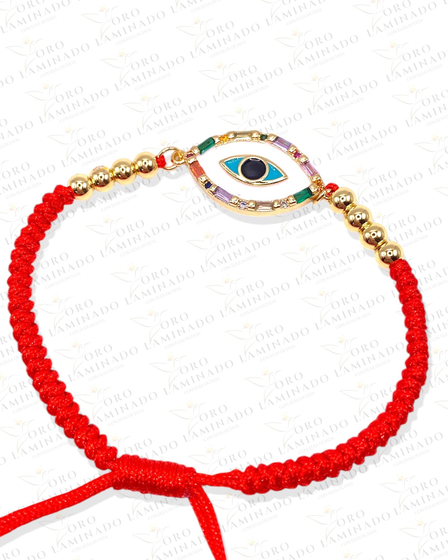 Adjustable Evil Eye Bracelet (14k Gold Filled)Y74