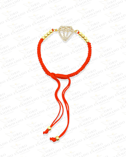 Red crown bracelet B43