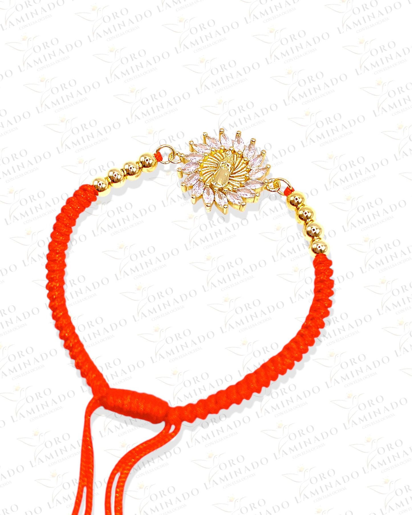 Red holy sunflower bracelet Y159